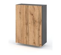 Mobiletto da bagno sospeso Wotan 60 cm grigio, colonna da bagno