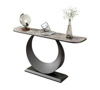 Mobiletto da ingresso moderno - Tavolino da ingresso sottile a parete con ripiano portaoggetti(100cm)