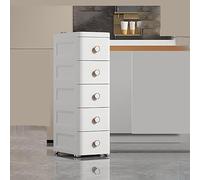 Mobiletto da pavimento for bagno a 3 ripiani, scaffale organizer for mobiletto da cucina, dispensa, scaffali(20 * 38 * 83cm)