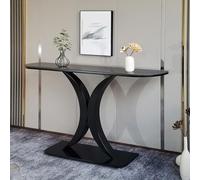 Mobiletto da veranda di lusso leggero con vista sulla casa, moderno e minimalista, per corridoio, tavolo da veranda in pietra italiana, tavolo da consolle moderno(I,120x30x80cm/47.2X13.8X31.5in)