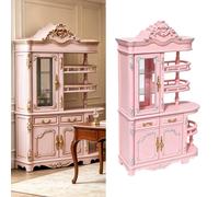 Mobiletto decorativo per casa delle bambole in scala 1:12, elegante, per