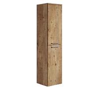 Mobiletto del Bagno Saturnus 130 cm Rovere Castagno - Mobiletto armadietto per Il Bagno Armadio mobili Cabinet Laterale