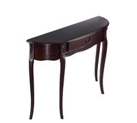 Mobiletto d'ingresso semicircolare inclinato - Tavolino salvaspazio da parete for l'arredo di corridoi e pareti divisorie(120cm)