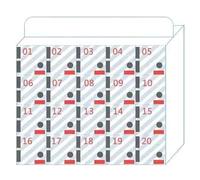 Mobiletto for cellulare in acrilico for di grande capacità con serratura Copywriting personalizzabile Adatto for uffici, scuole, palestre(20-bit)