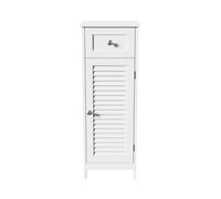 Galileo Mobiletto in legno MDF laccato, 1 anta e 1 cassetto 32x30xh. 87cm, Sìordine