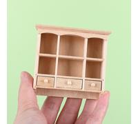 Mobiletto in miniatura per casa delle bambole con scomparto, accessorio