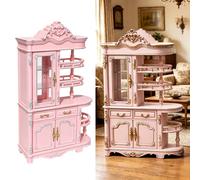 Mobiletto in miniatura per casa delle bambole in scala 1/12, elegante per