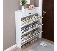 Mobiletto Ingresso, Scarpiera Slim Salvaspazio, Scarpiera da Esterno Chiusa, Scarpiera Nascosta, per Ingresso, Camera da Letto, Soggiorno, Appartamento