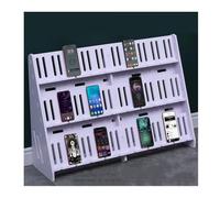Mobiletto mobile multi-unità con supporto per telefono in PVC, per aule, negozi e sale conferenze, sistema di raffreddamento con ventola (68,2 x 25 x 60 cm)