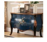 Mobiletto moderno Mid-Century blu navy cassettiera vintage per camera da letto elegante fine letto nizer 102x47x76cm YIJIAN mobili per la casa
