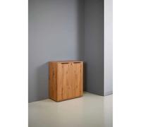 Mobiletto multiuso in truciolare 3 vani 87x72x35 cm quercia Quercia