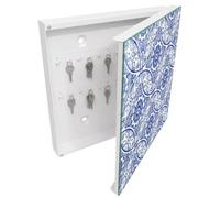 Mobiletto Portachiavi 30x30 cm | Bianco | A Destra | Montaggio a Parete