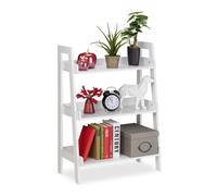 Mobiletto portaoggetti a scala Scaffale multiuso Libreria da terra 8 kg MDF