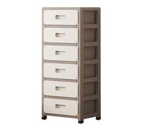 Mobiletto portaoggetti Cassettiera Scatole Plastica Portaoggetti Ruote per Camere letto Cucine Soggiorni Bagni Uffici Six-tier