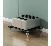 Mobiletto portaoggetti per Supporti multimediali, Torre Rack Audio HiFi per l'organizzazione di componenti Stereo, Supporto per Console Audio-Video per amplificatori e apparecchiature multim