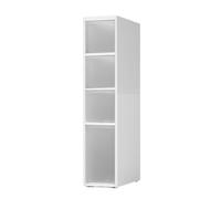 Mobiletto Portaoggetti Sottile,carrello Da Cucina Con Ruote,7 Ripiani Estraibili,porta Spezie In Plastica Sottile Accanto Al Frigorifero,for Piccoli Spazi(20x46x98cm)
