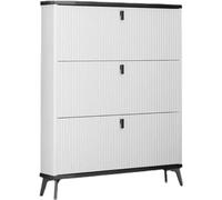 Mobiletto portascarpe salvaspazio, mobiletto portascarpe con cassetti girevoli, organizer per scarpiere per ingresso corridoio, mobiletto portascarpe per scarpe da ginnastica organizer per scarpe (L 5