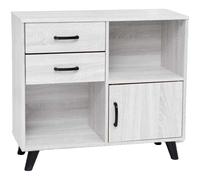 MOBILETTO SALVASPAZIO MODERNO BASSO LIBRERIA CASSETTIERA ARMADIETTO h708030 cm