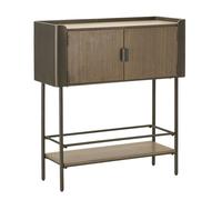 Mobiletto Toronto 100x42x110 cm in Abete e Ferro