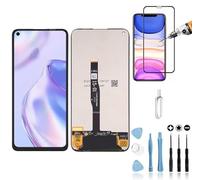 Mobilevie Schermo Compatibile con Huawei P40 Lite Nero: Sostituzione Schermo LCD + Vetro Touch di Alta qualità Facile da Montare Senza Telaio