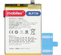 MOBILEX® Batteria BLP729 per Really 5 / 5s / 5i / C3 / C3i / C11 2020 / C20 / C21 / C21Y | Ricarica Rapida 10W | 5000mAh - OEM | Ricambio interno con adesivo | Capacità originale