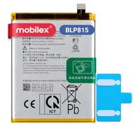 MOBILEX® Batteria BLP815 per OnePlus Nord N10 5G | Ricarica rapida 30 W | 4300 mAh - OEM | Ricambio interno con adesivo | Capacità originale