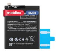 MOBILEX® Batteria BM3B per Xiaomi Mi MIX 2 / Mi MIX 2S | 3400mAh - OEM | Interna di Ricambio con Adesivo | Capacità Originale
