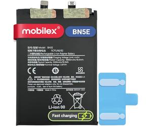 MOBILEX® Batteria BN5E per Poco X4 Pro 5G / Xiaomi Redmi Note 11 Pro 5G / 11E Pro | 5000mAh - OEM | Interna Sostituzione con Adesivo | Capacità Originale
