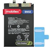 MOBILEX® Batteria BN5E per Xiaomi Redmi Note 11 Pro 5G / POCO X4 Pro 5G / Redmi Note 12 Pro 4G | 5000mAh - OEM | Ricambio Interno con Adesivo | Capacità Originale