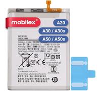 MOBILEX® Batteria EB-BA505ABU / ABN per Samsung Galaxy A50 / A50s / A30 / A20 / A30s | 4000mAh - OEM | Batteria Interna con Adesivo | Capacità Originale