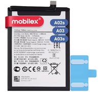 MOBILEX® Batteria interna per Samsung Galaxy A02S / A03 / A03s / A03 Core (SLC-50 / HQ-50S / HQ-50SD) Ricambio | 5000mAh - OEM | Capacità originale