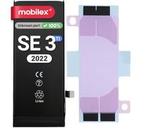 MOBILEX® Batteria per iPhone SE (3ª Gen, 2022) | Senza Messaggio | Chip TI | 2018mAh - OEM | Batteria Interna con Adesivo | Capacità Originale