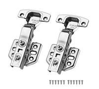Mobili 2 pezzi di cabinet cerniere, dodici velocità di smorzamento cerniere idrauliche, staccabile hardcover cerniere in acciaio inox, utilizzato per soft chiusura cerniere di mobili armadio da cucina