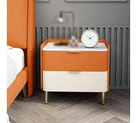 Mobili Armadietto portaoggetti a doppio cassetto Comodino a 2 cassetti con gambe affusolate per piccoli spazi camera da letto comodino soggiorno camera da letto mobili (Dimensioni: 50 x 40 x 48