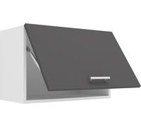 VCM Küchenschrank hängend | Maße ca. H. 40 x B. 60 x T. 31 cm | Hängeschrank mit Klapptür | Küchenmöbel - Esilo Weiß/Anthrazit