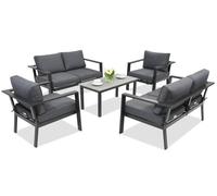 Mobili da giardino in alluminio Sydney Coffee 6 Garden Point antracite