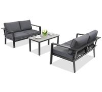 Mobili da giardino in alluminio Sydney Coffee Comfort 4 Garden Point antracite