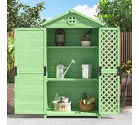 Mobili da giardino in legno, per esterni, per giardino, terrazza, non sbiadisce, resistente alle intemperie, non necessita di manutenzione (verde)