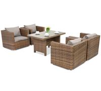 Mobili da giardino in technorattan Roma Premium 4 Garden Point marrone