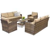 Mobili da giardino Monaco Coffee 8 Garden Point marrone