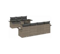 MOBILI DA GIARDINO VIDAXL Set da giardino a 8 pezzi, in rattan sintetico, 73 x 100 x 55 cm