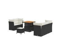 MOBILI DA GIARDINO VIDAXL Set di divani modulari da , Acciaio verniciato a polvere, 80x80x71 cm
