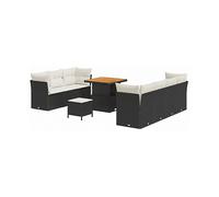 MOBILI DA GIARDINO VIDAXL Set di divano modulare per esterni, Polyrattan, 80x80x71 cm