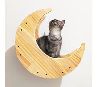 Mobili da Parete per Gatti Dyuz, Gradini da Parete per Gatti con Corda di Canapa Rivestita, Scale da Parete per Gatti, Amaca per Gatti A Parete, Mensole per Gatti per Dormir, Moon Bed