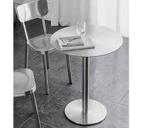 Mobili da pub rotondi da bistrot - tavolo da pranzo alto, tavolino da pub moderno per colazione bar per colazione, balcone, appartamento, spazi stretti (dimensioni: 60 x 95 cm)