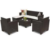 Mobili da salotto in technorattan Nebraska Relax Corner 6 marrone Bica