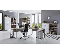 Mobili da ufficio completo Office Edition in rovere Sonoma/bianco opaco (set 7)