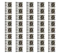 Mobili decorativi antichi piccole cerniere a forma di farfalla piccole cerniere per il restauro del contenitore di gioielli e la fabbricazione artigianale del petto Music Box Hardware
