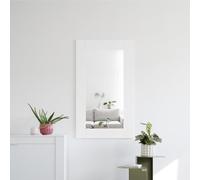 Mobili Fiver, Specchiera Rettangolare Evolution, 120 x 70 cm, Bianco Frassino, Specchio per Camera, Corridoio, Ingresso, Soggiorno, Made in Italy