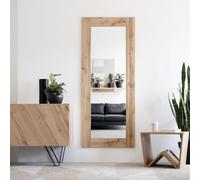 Mobili Fiver, Specchiera Rettangolare Evolution, 170 x 70 cm, Rovere Rustico, Specchio per Camera, Corridoio, Ingresso, Soggiorno, Made in Italy